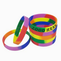 Rainbow Silicone Bracelet